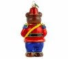 Glass bauble Drummer bear 15cm